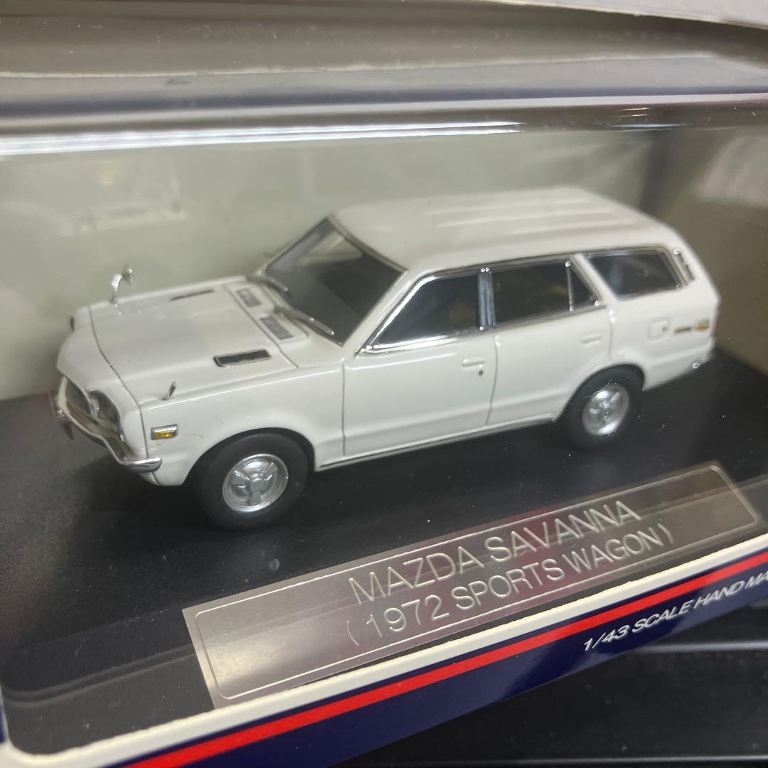 ハイストーリー マツダ サバンナ 1972 スポーツワゴン ミニカー 1/43