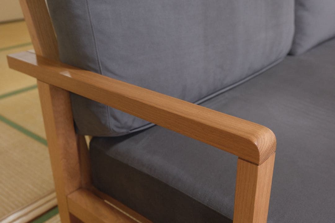 極美品】フランネルソファ STRAND 3P ハイバック クッション付 - メルカリ