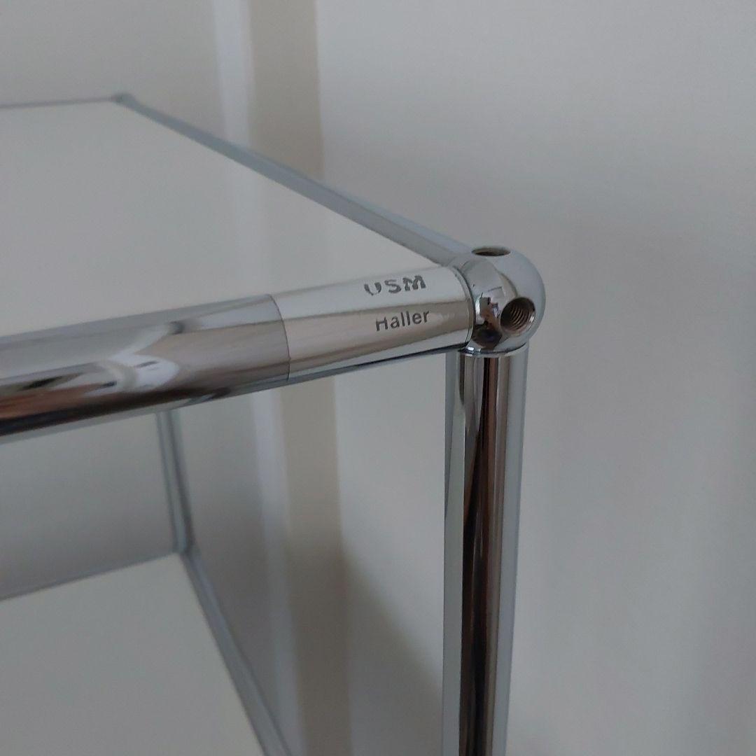 USM Haller ハラーシステム 2段シェルフ ホワイト キャビネット