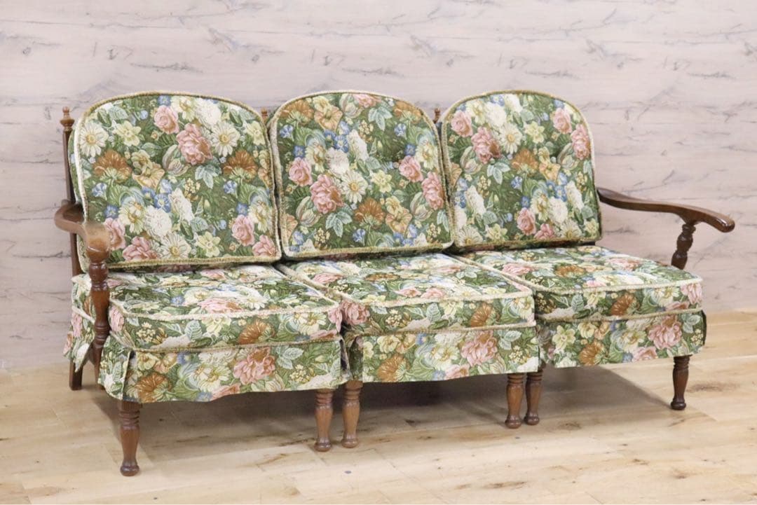 GMGK56A○飛騨産業 / HIDA キツツキ 穂高 3人掛けソファ トリプ