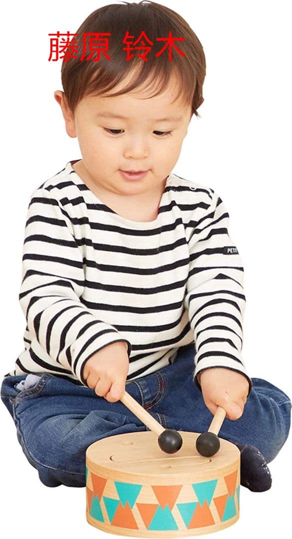 木のおもちゃ 太鼓 ドラム 楽器 打楽器 音楽 出産祝い 音の出るおもちゃ}