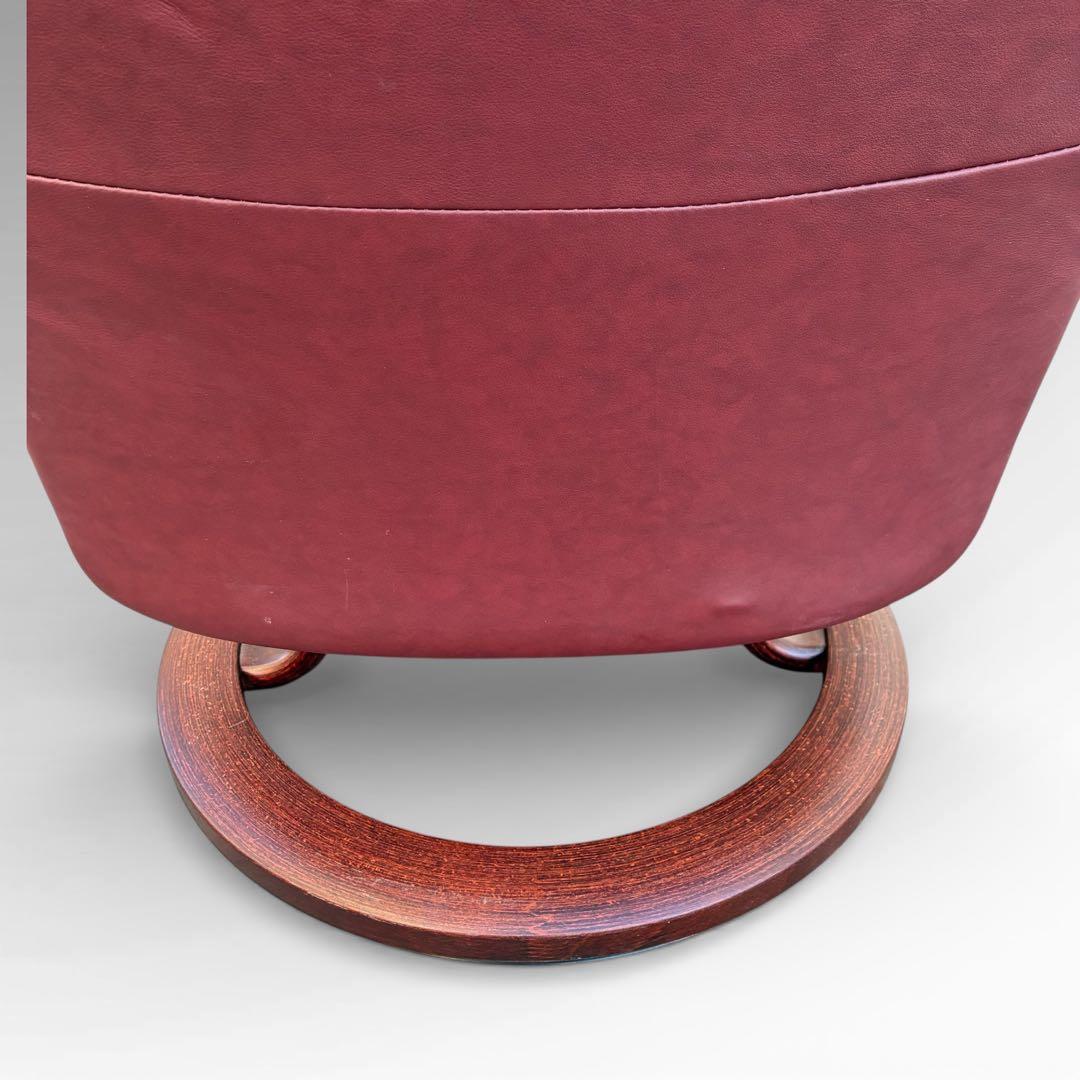 美品　EKORNES エコーネス ストレスレスチェア　皮革　北欧　ノルウェー