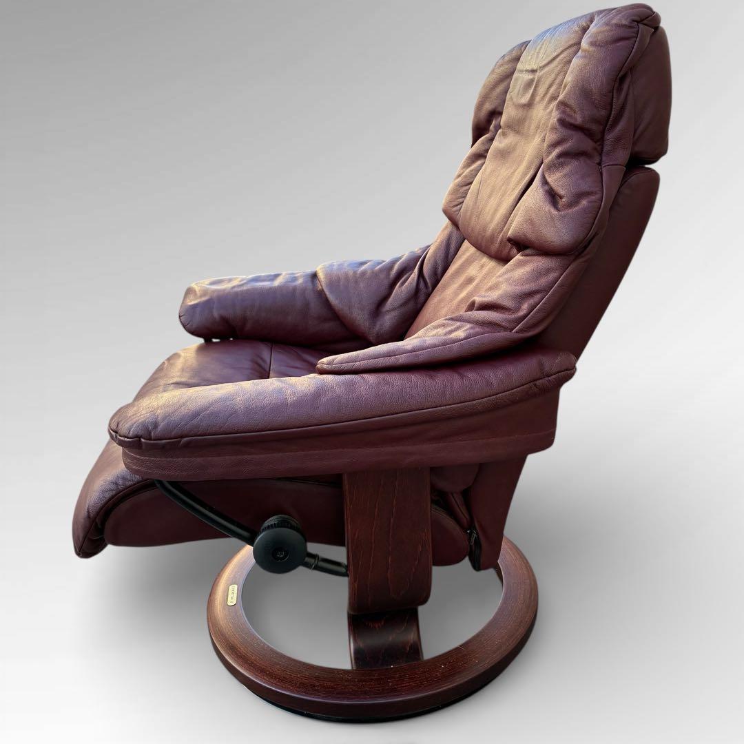 美品　EKORNES エコーネス ストレスレスチェア　皮革　北欧　ノルウェー