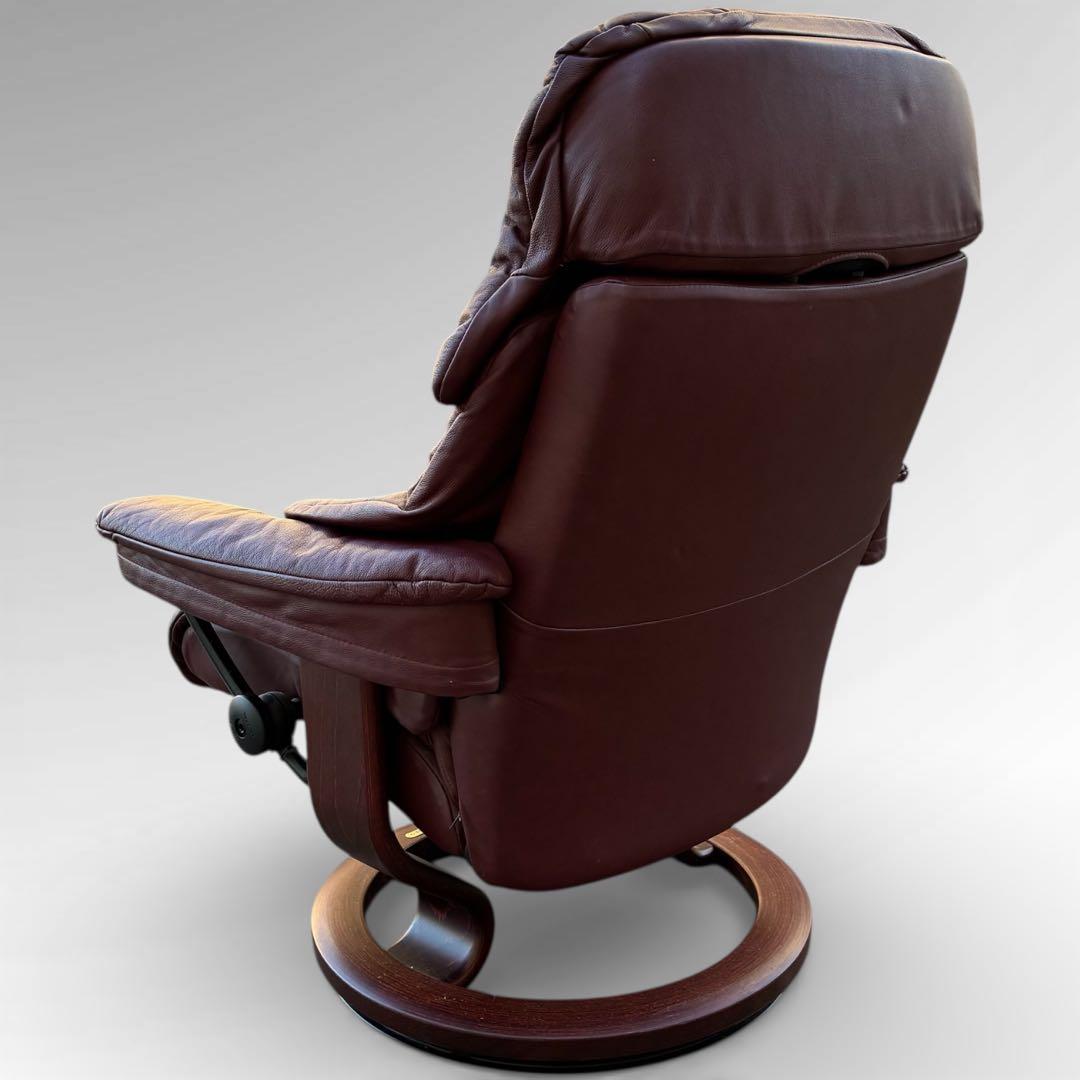 美品　EKORNES エコーネス ストレスレスチェア　皮革　北欧　ノルウェー