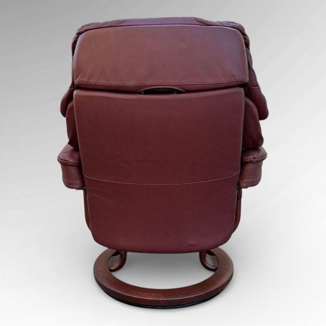 美品　EKORNES エコーネス ストレスレスチェア　皮革　北欧　ノルウェー