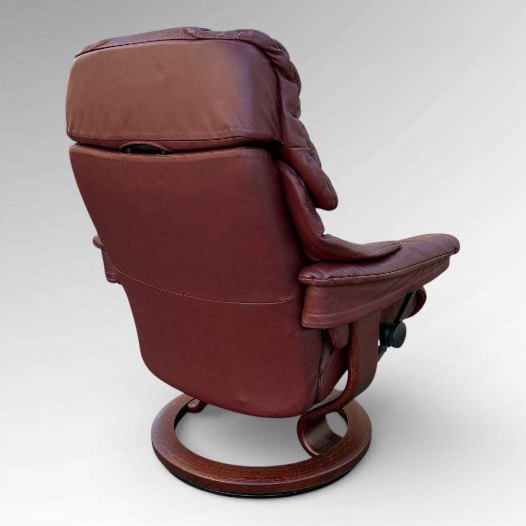 美品　EKORNES エコーネス ストレスレスチェア　皮革　北欧　ノルウェー