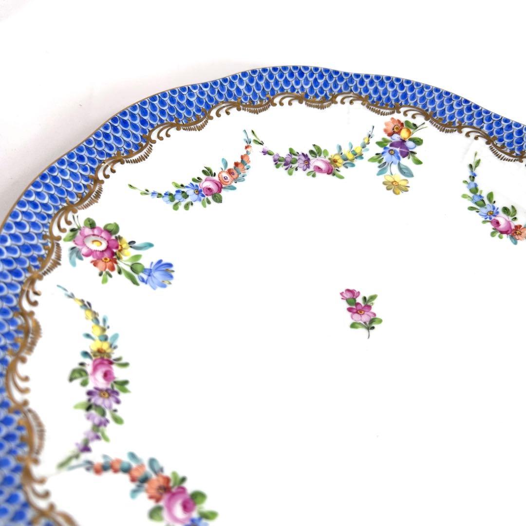 ヘレンド HEREND リヒテンシュタインブーケ プレート　約25cm