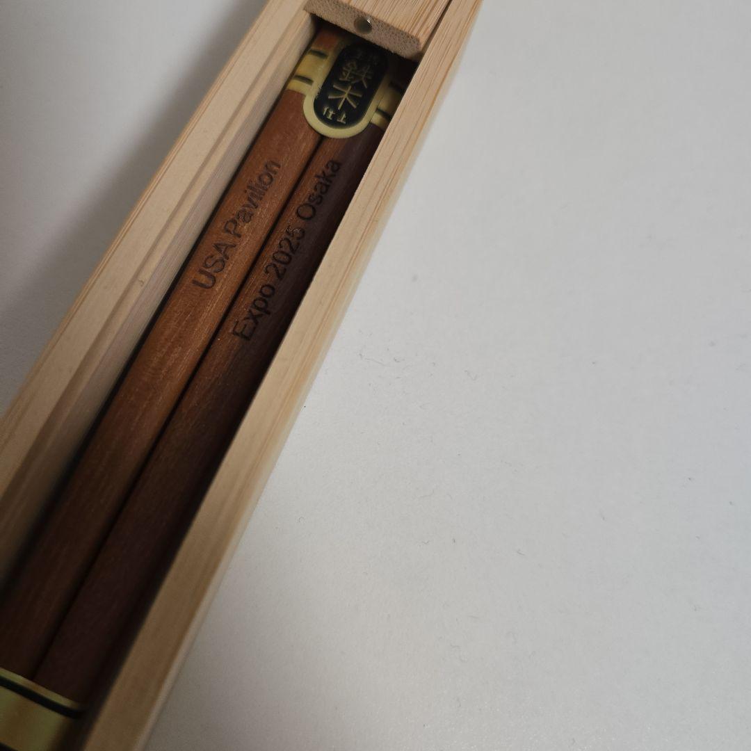 Expo 2025 Osaka USA Pavilion 箸