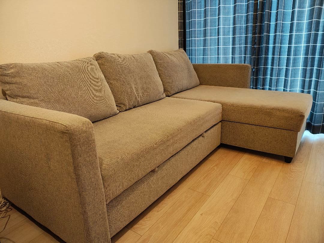 ★ここ★ニトリ L字型ソファベッド 収納付き