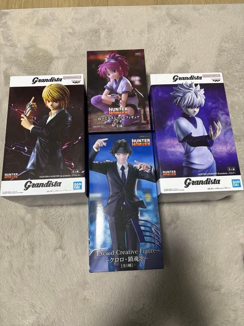 ハンター×ハンター キルア クラピカ クロロ フィギュアセット - メルカリ