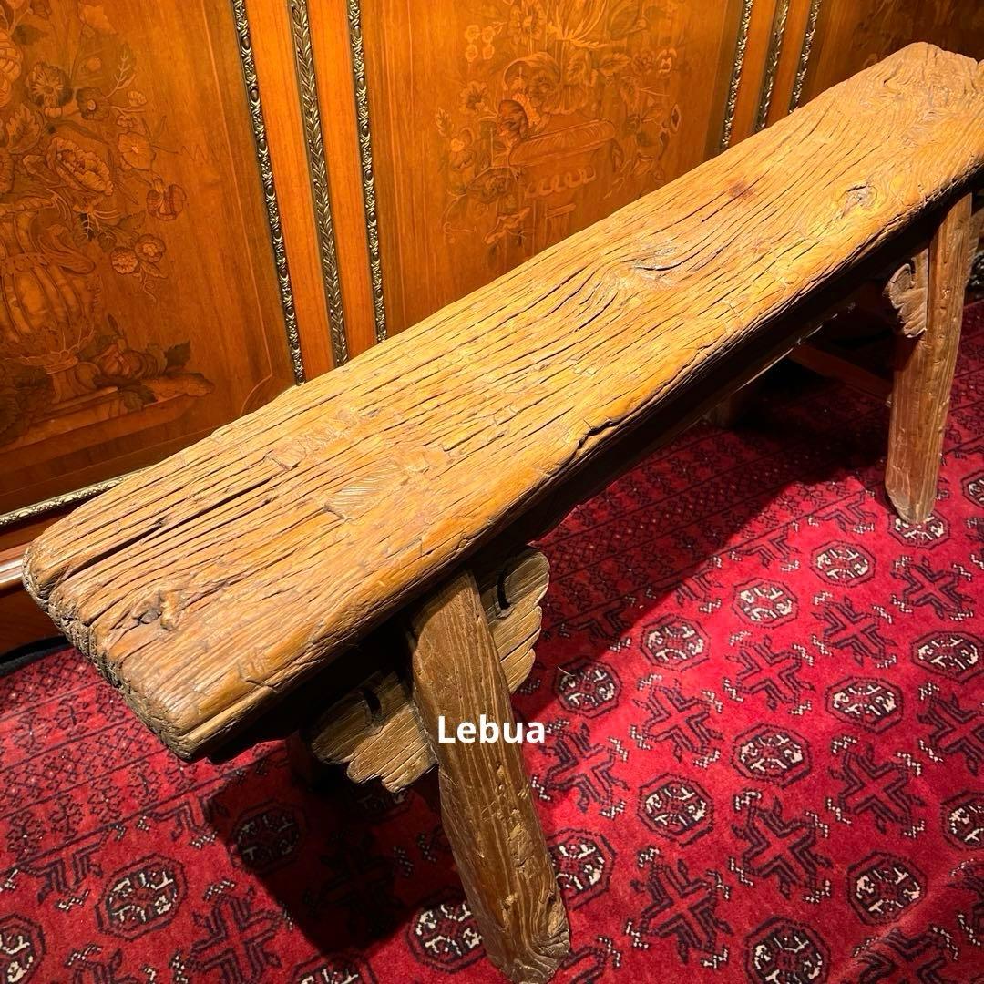 Antique ロングチェア赤　中国　 清時代　AsiaWeek