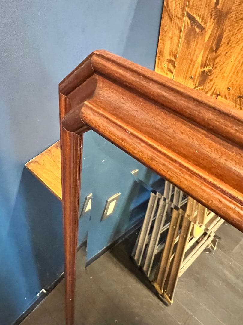 アンティーク イタリア製 八角形 オクトゴナル ミラー ビンテージ 全身鏡