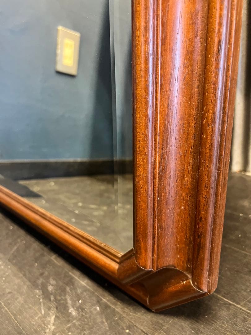 アンティーク イタリア製 八角形 オクトゴナル ミラー ビンテージ 全身鏡