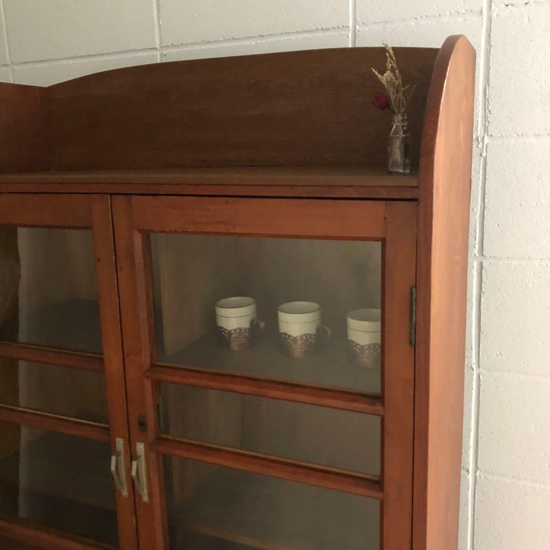 古家具　戸棚　キャビネット　木製　飾り棚　ウッドラック