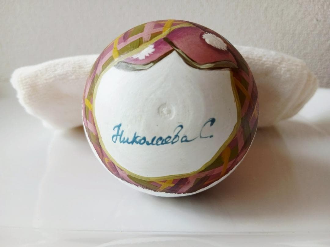 【CBT025】9cm級 おきあがりこぼし(大) スベトラーナ　雪娘