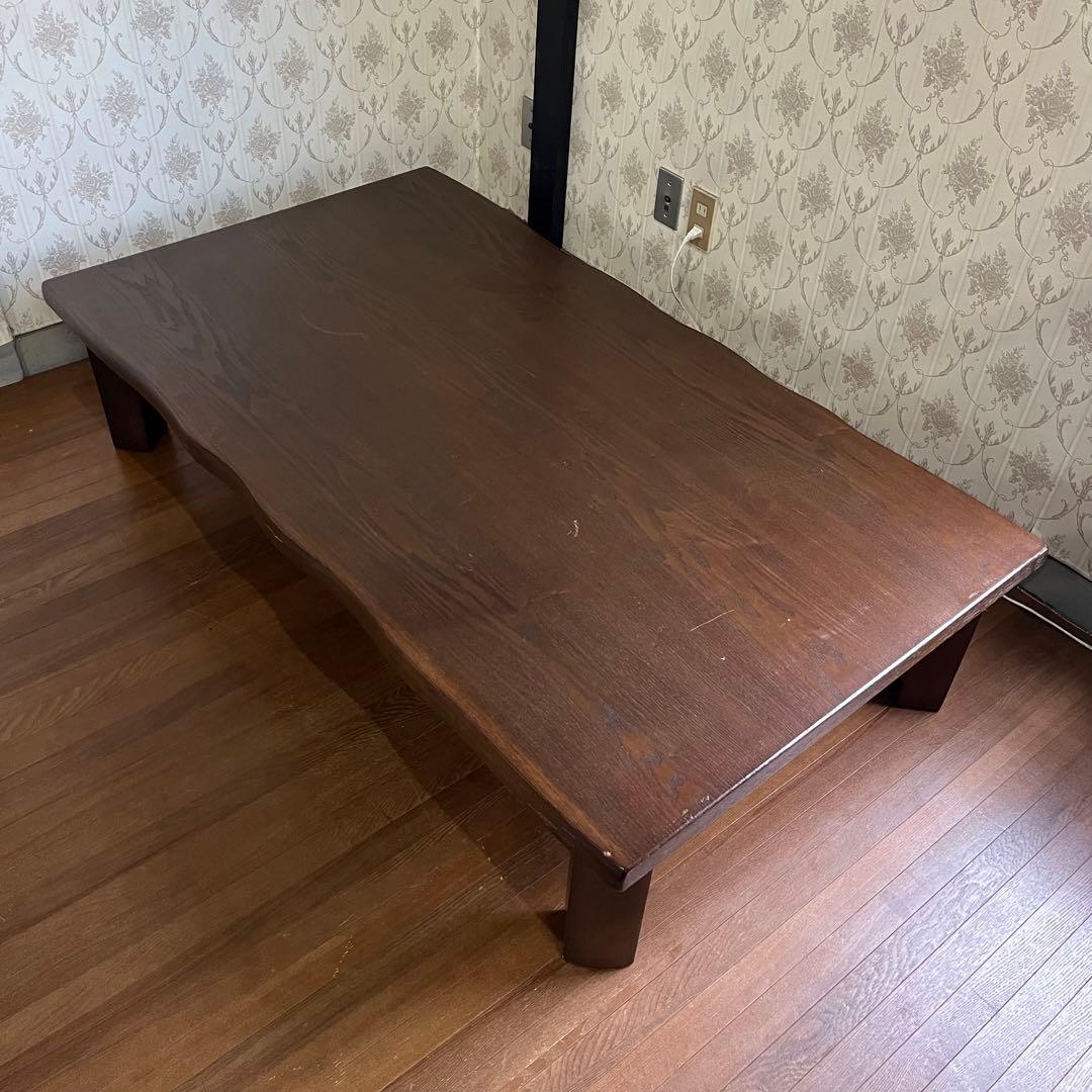 【アンティーク】木製 折りたたみ座卓 ローテーブル センターテーブル 古家具