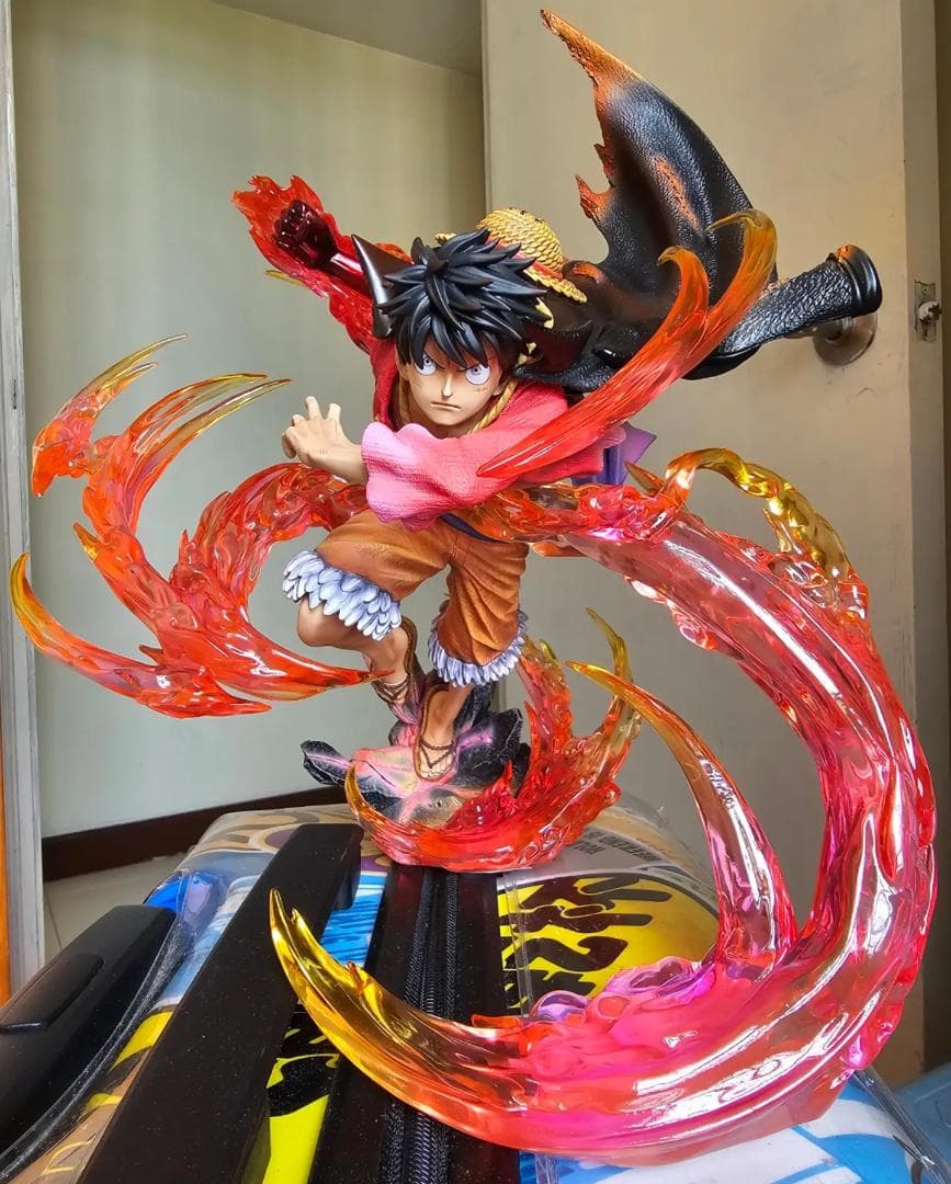 ワンピース ルフィ 流桜 ガレージキット フィギュア 塗装済み完成品