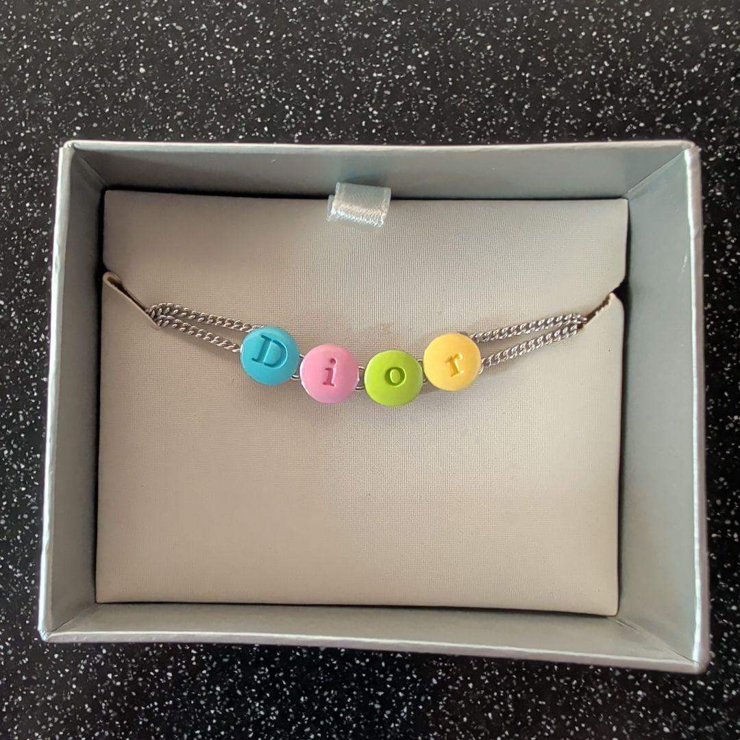 Christian Dior カラフルビーズブレスレット