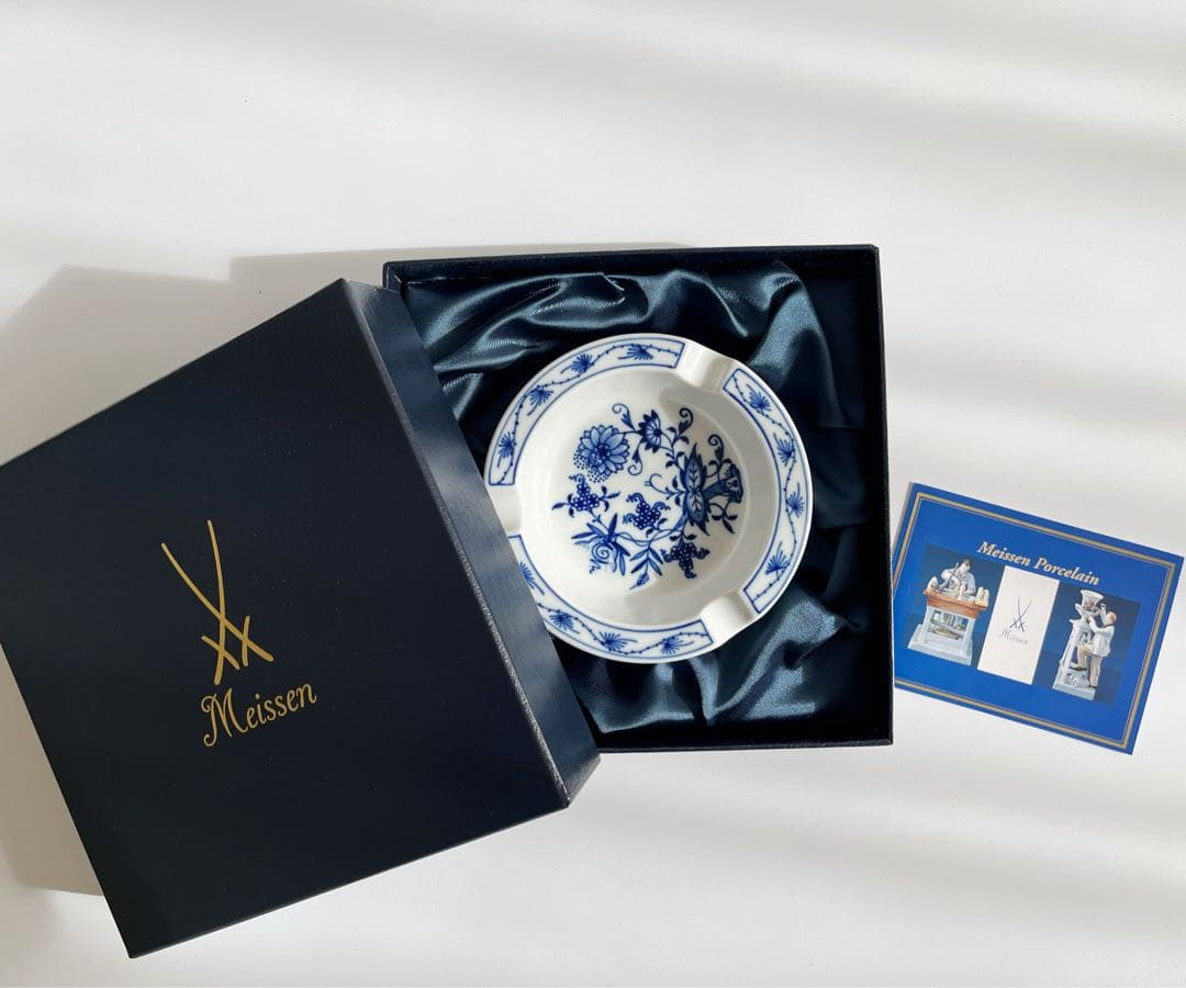 MEISSEN 花柄　灰皿