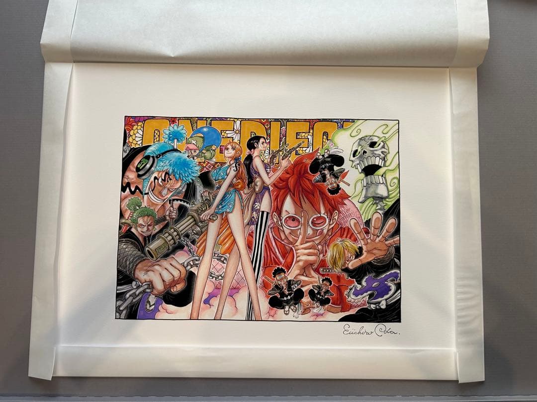 ONE PIECE アート作品　NFT 尾田栄一郎先生サイン入り