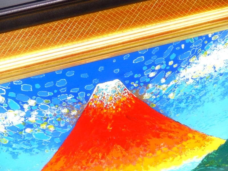 1744】真作 桜井孝美 悠々富士 油彩 6号 - メルカリ