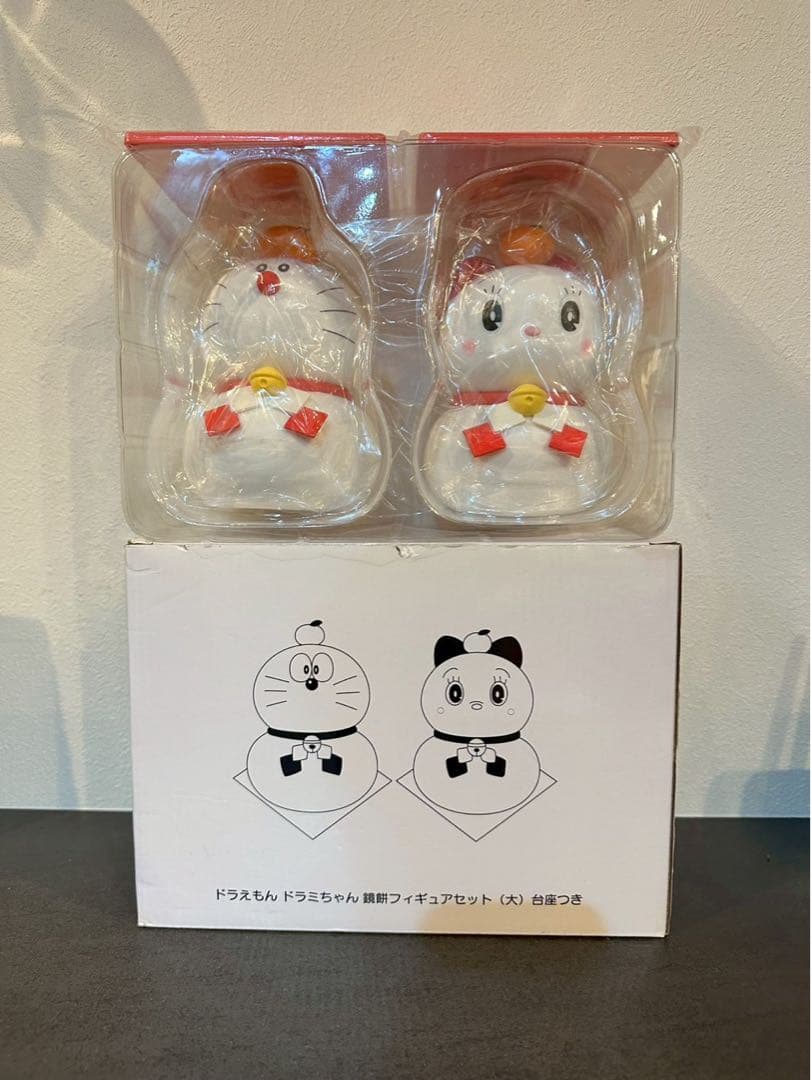 郵便局限定　ドラえもん ドラミちゃん 鏡餅フィギュアセット 大
