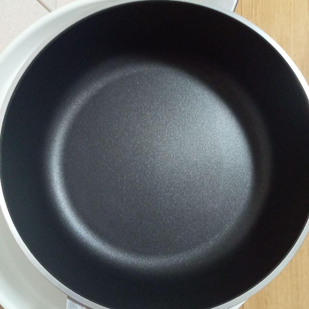 アサヒ軽金属　オールパンゼロ26㎝　ガラス蓋付き　脱着式ハンドル（未使用）付き