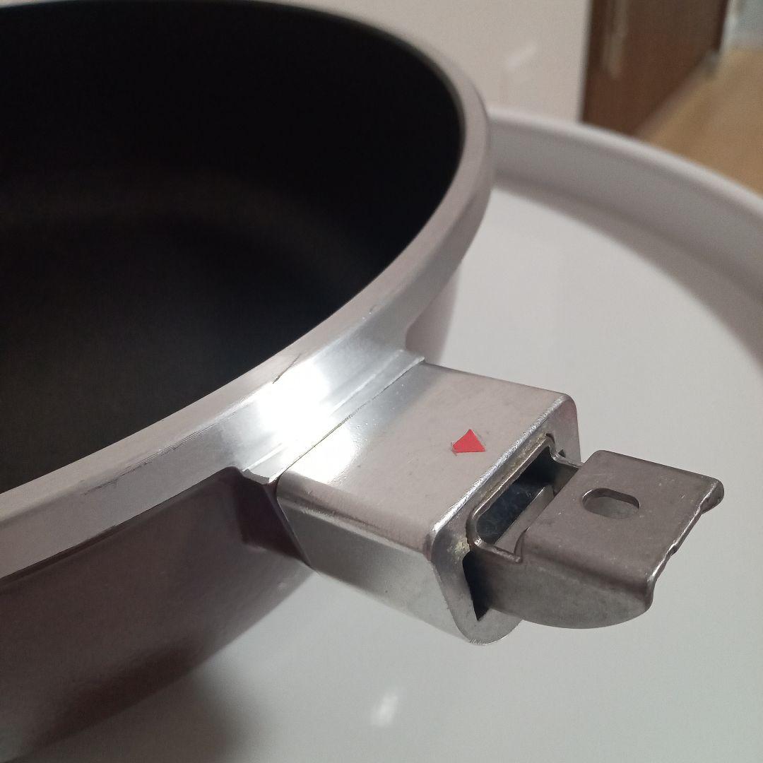 アサヒ軽金属　オールパンゼロ26㎝　ガラス蓋付き　脱着式ハンドル（未使用）付き