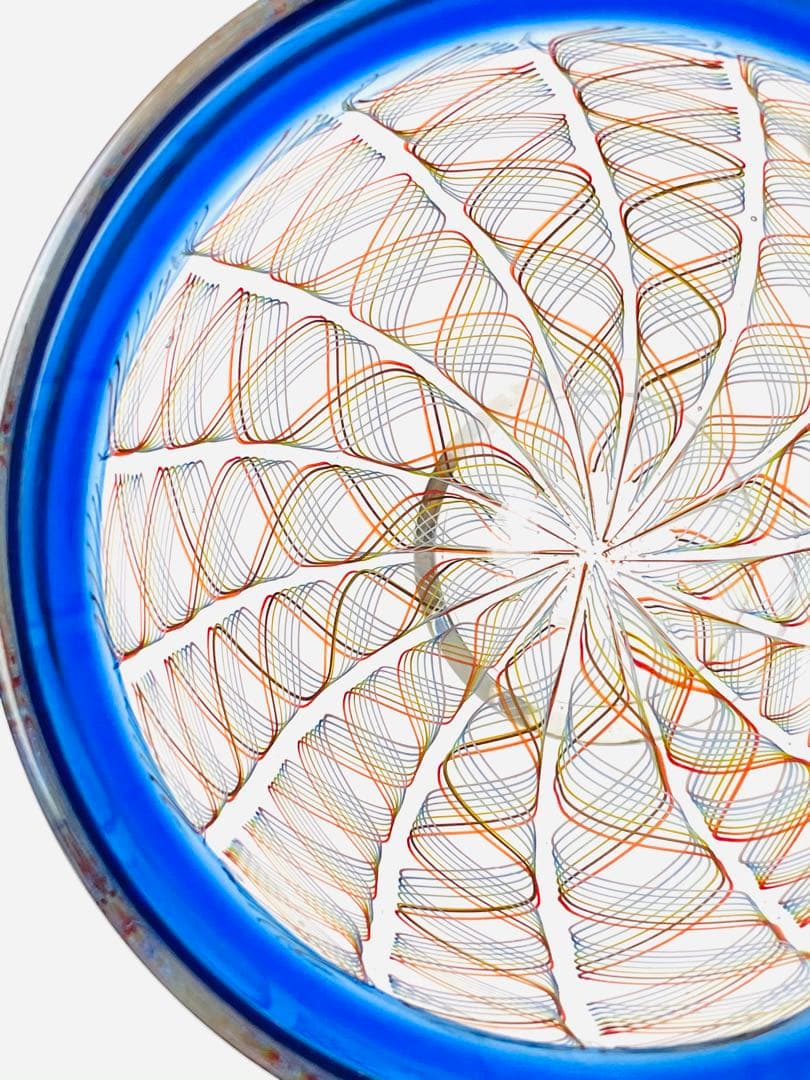 吹きガラス　うつわ　レースガラスA