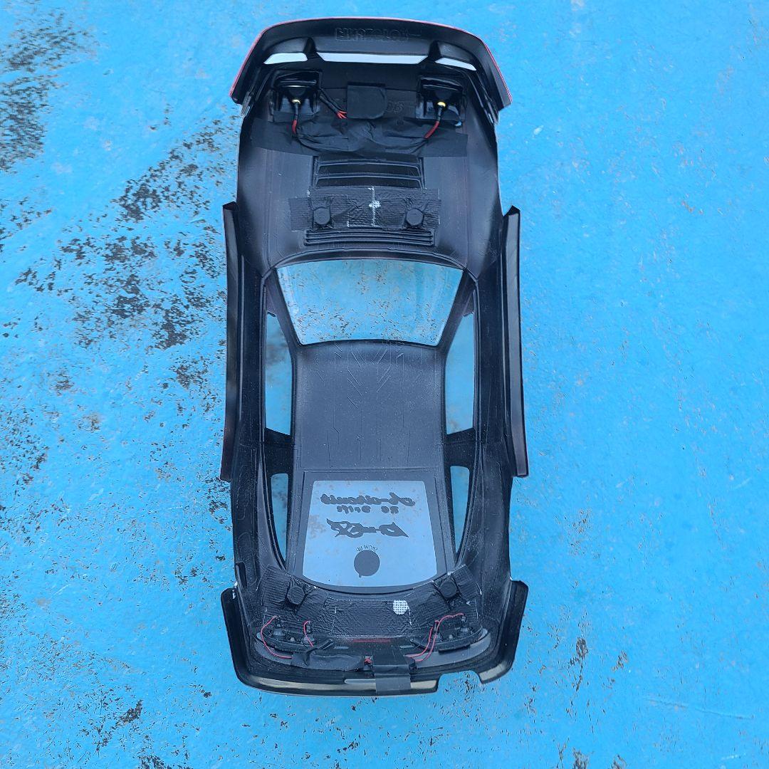 ラジコンボディ　D-MAX 180SX DRIFT SHIBATA シバタ
