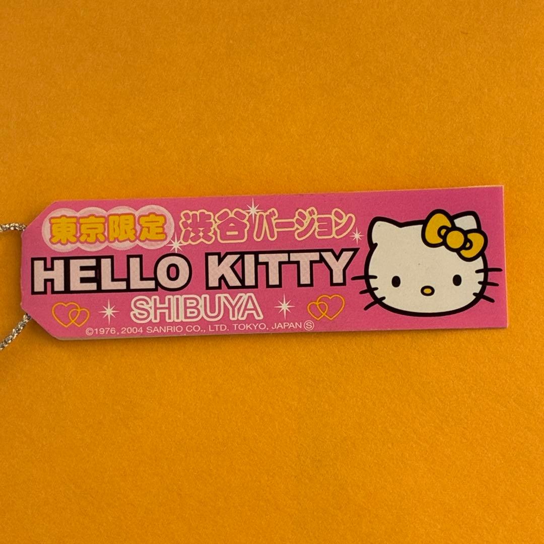 レア☆東京限定 渋谷モヤイ像 携帯電話 ストラップ 根付☆ご当地キティ