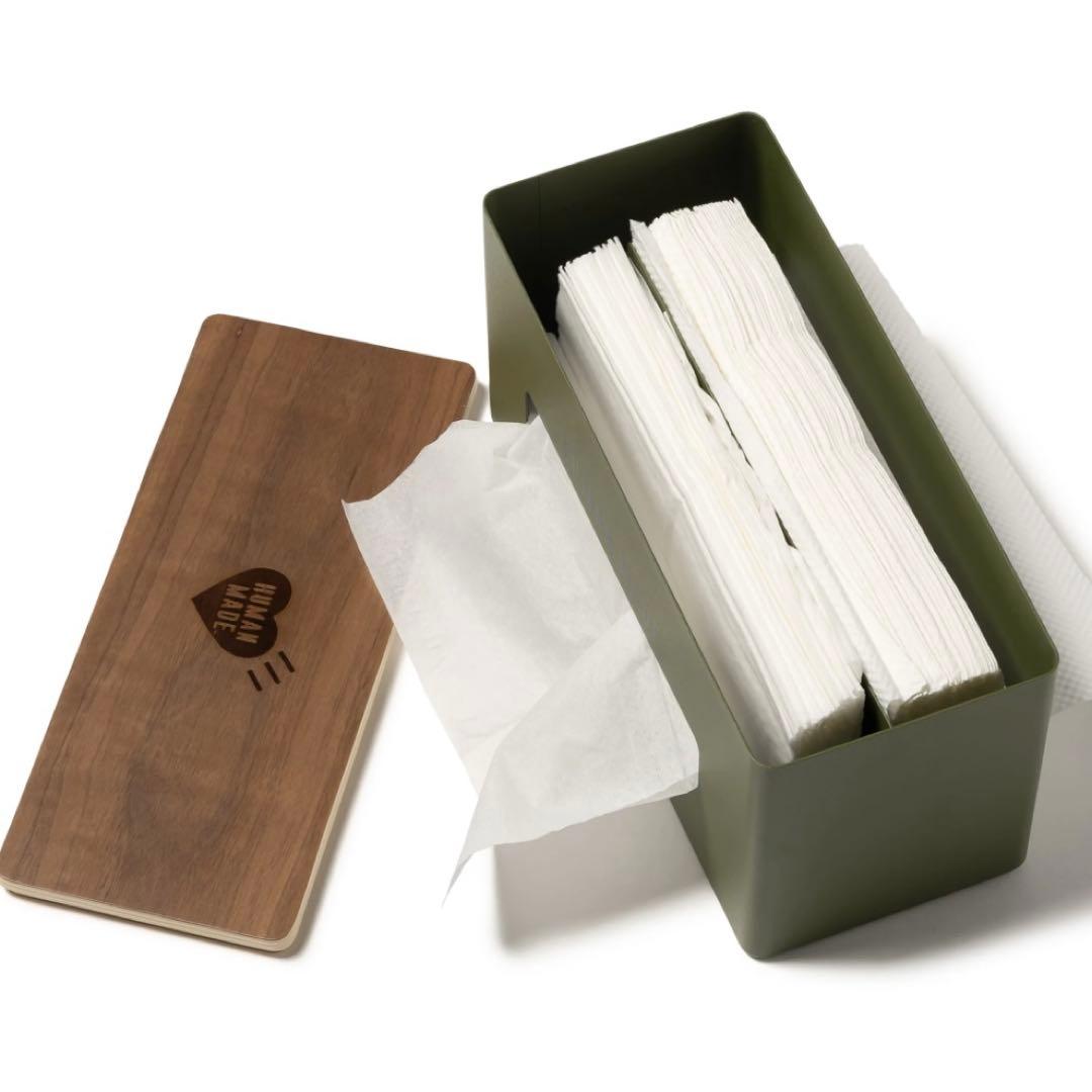 ティッシュボックス HUMAN MADE Steel Tissue Case \"Olivedrab