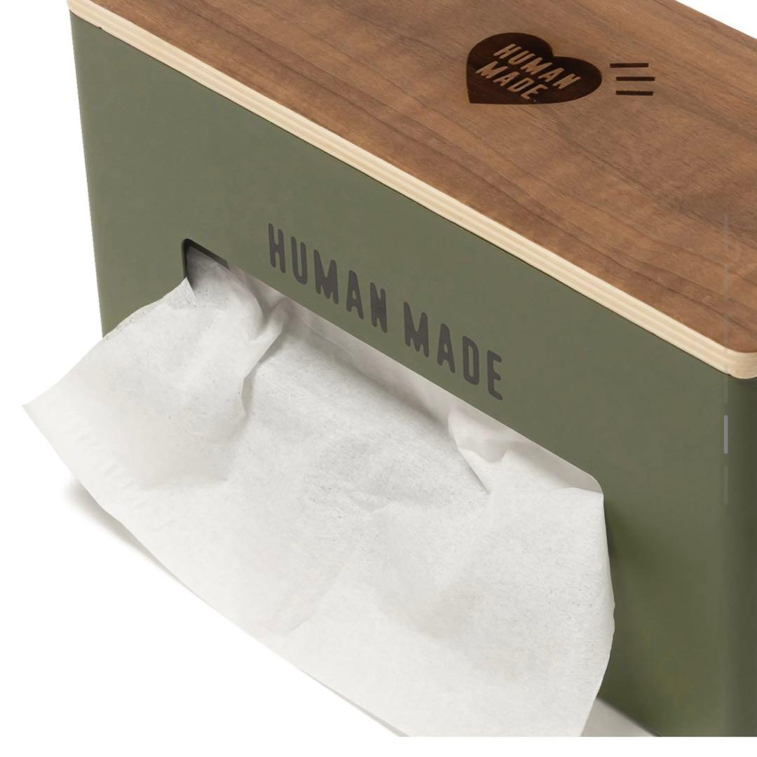 ティッシュボックス HUMAN MADE Steel Tissue Case \"Olivedrab