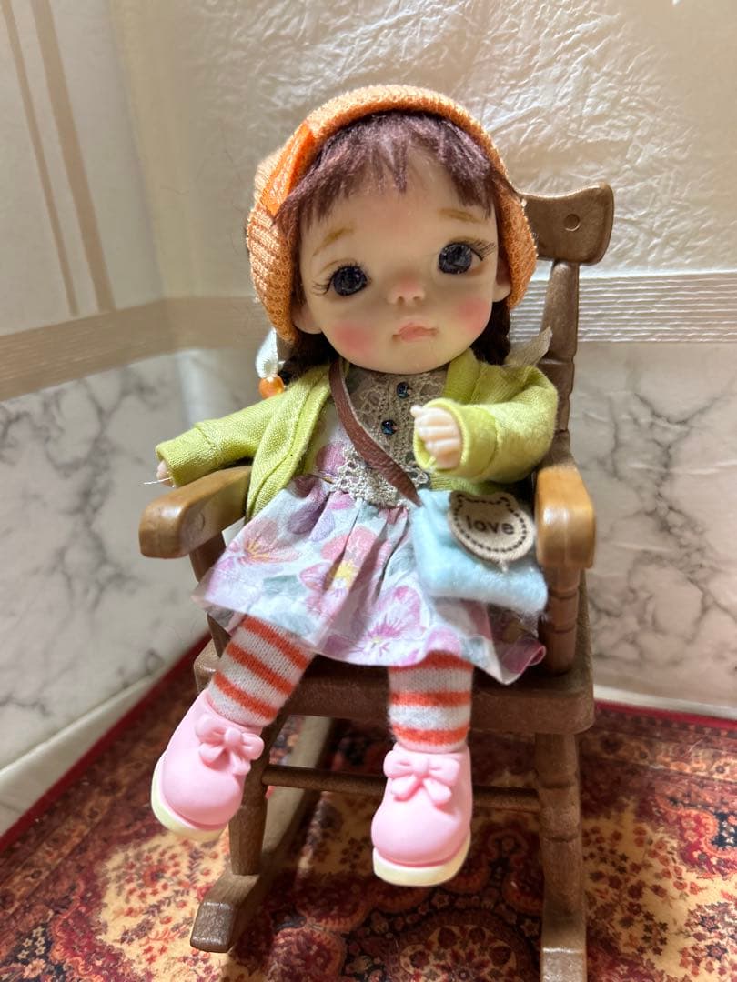 suzuran ドール　樹脂粘土ベビー　 樹脂粘土ドール　女の子