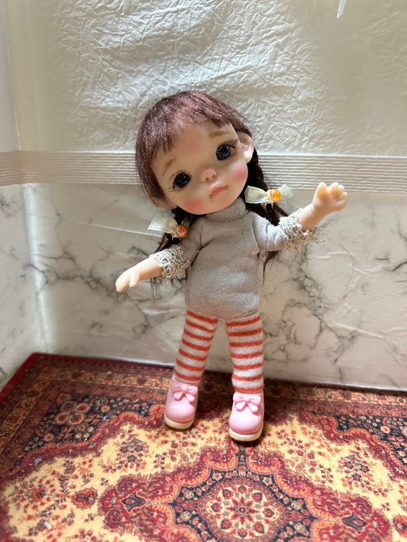 suzuran ドール　樹脂粘土ベビー　 樹脂粘土ドール　女の子