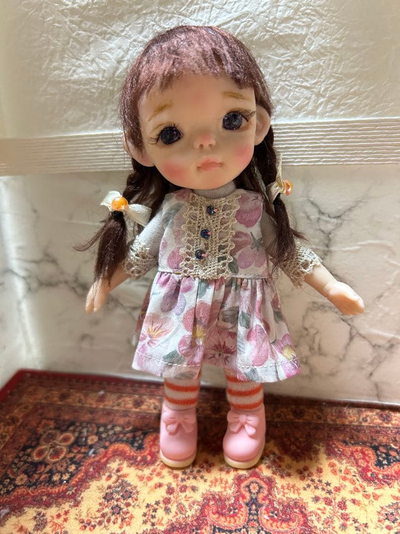 suzuran ドール　樹脂粘土ベビー　 樹脂粘土ドール　女の子