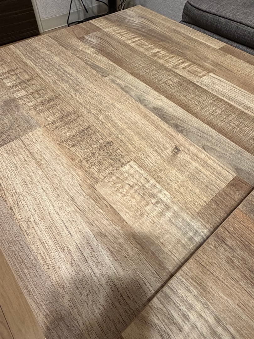 LOWYA　ローテーブル　伸縮　ナチュラル