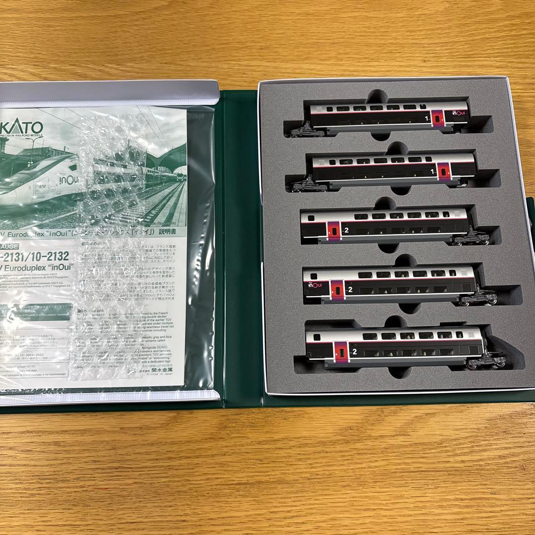 未使用品KATO10-2131.2132 TGVユーロデュープレックス「イヌイ」