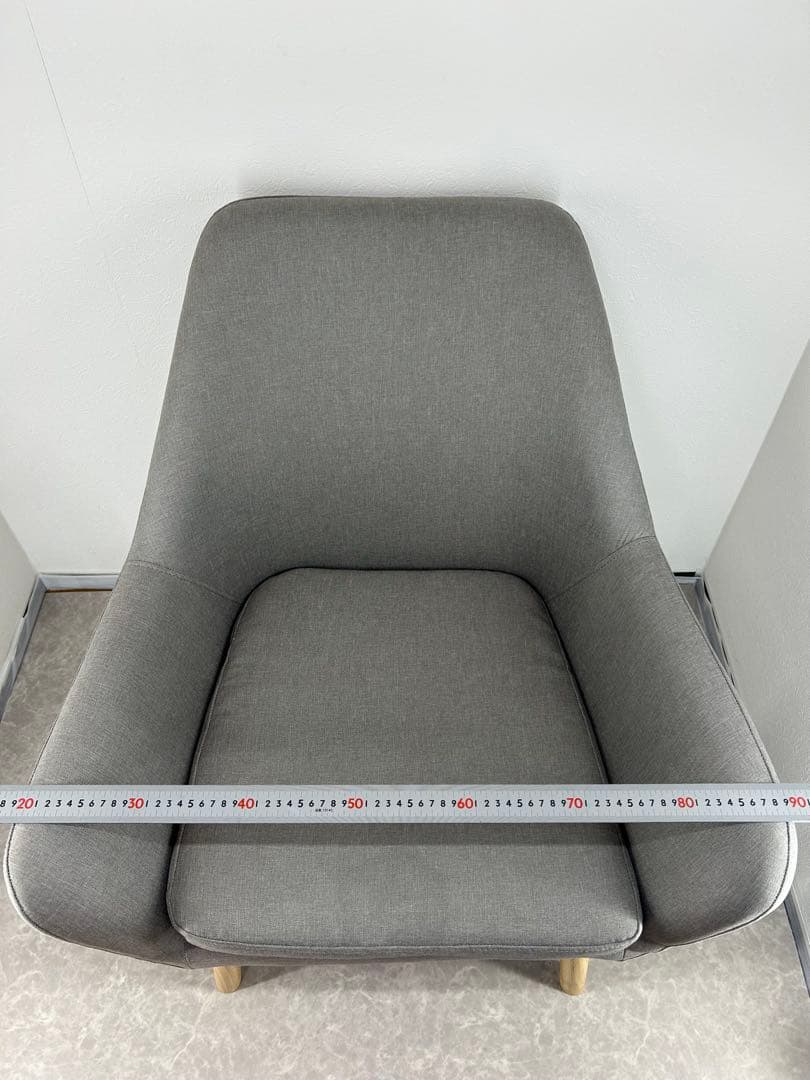 送料込み⭐︎桜屋工業 CHERRY【シングルソファ グレー】