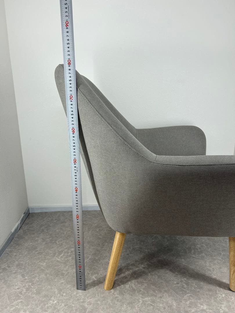 送料込み⭐︎桜屋工業 CHERRY【シングルソファ グレー】