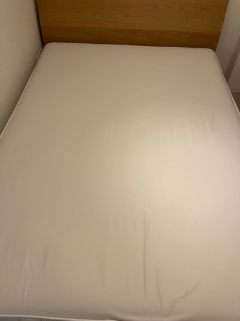 無印良品 ベッドフレーム ダブル ヘッドボード&マットレス付 バラ売り可