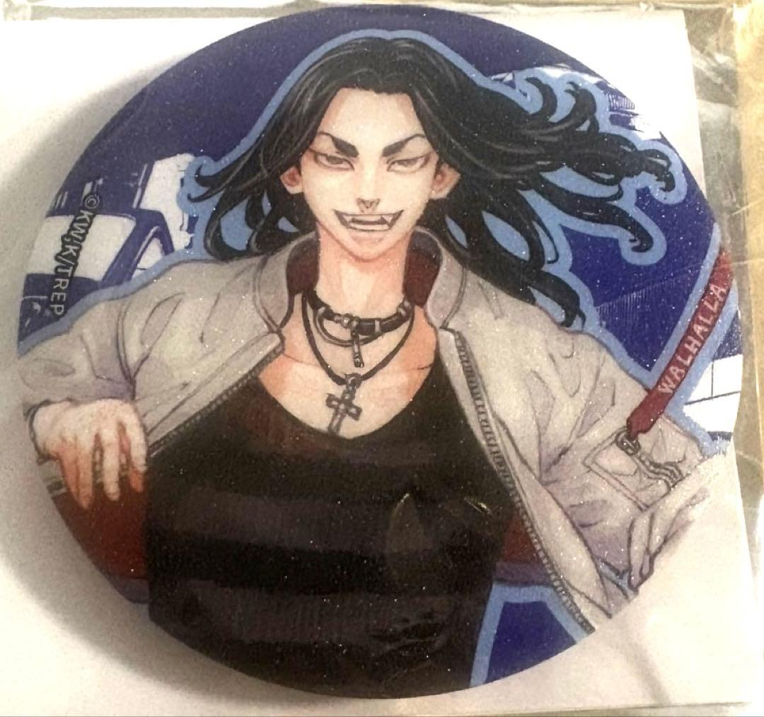 台湾限定 高雄開催 東京リベンジャーズ 東リべ展 ラメ缶バッジ 場地