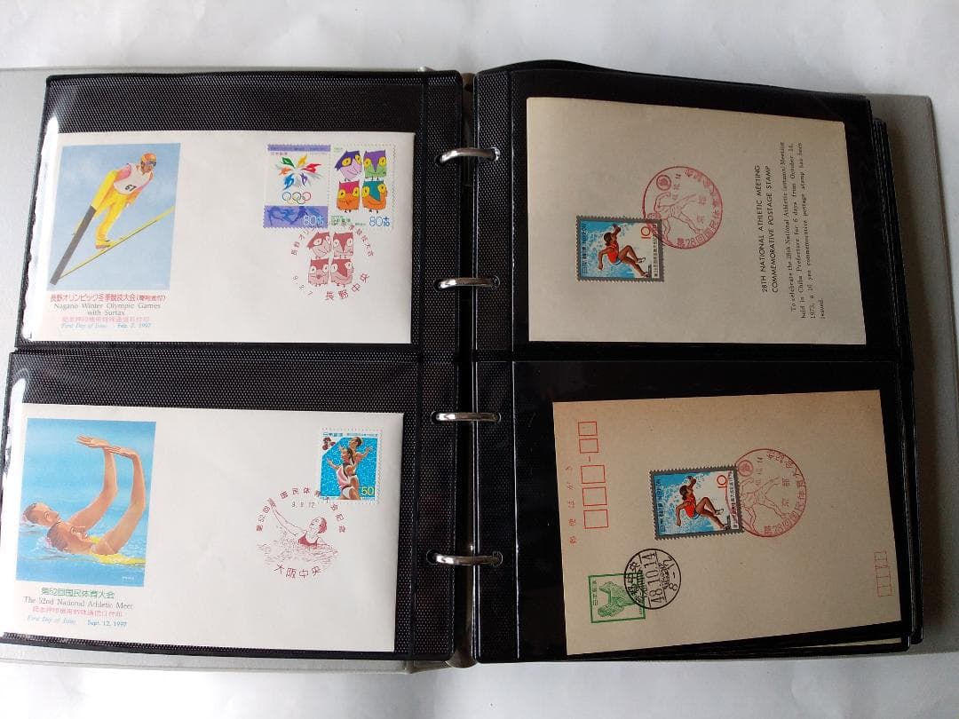 初日カバー 昭和49年 国民体育大会記念 他 切手コレクション 59通 新品