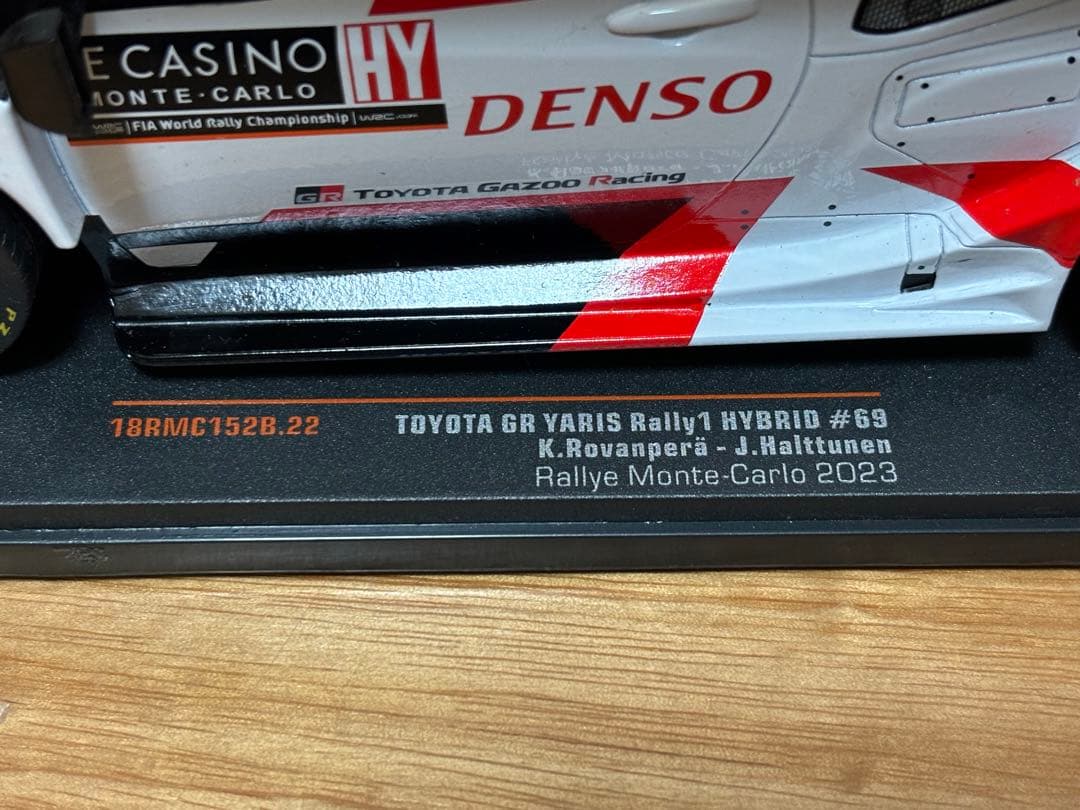 ixo 1/18 トヨタ GR ヤリス ラリー モンテカルロ 2023