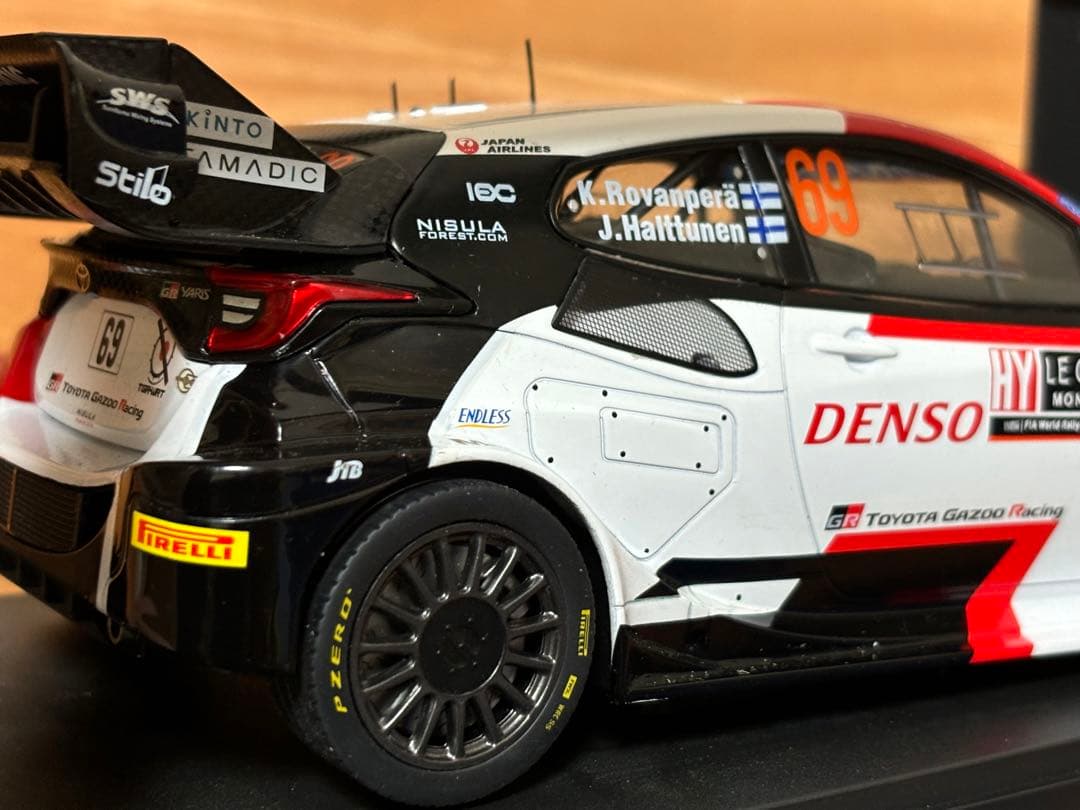 ixo 1/18 トヨタ GR ヤリス ラリー モンテカルロ 2023