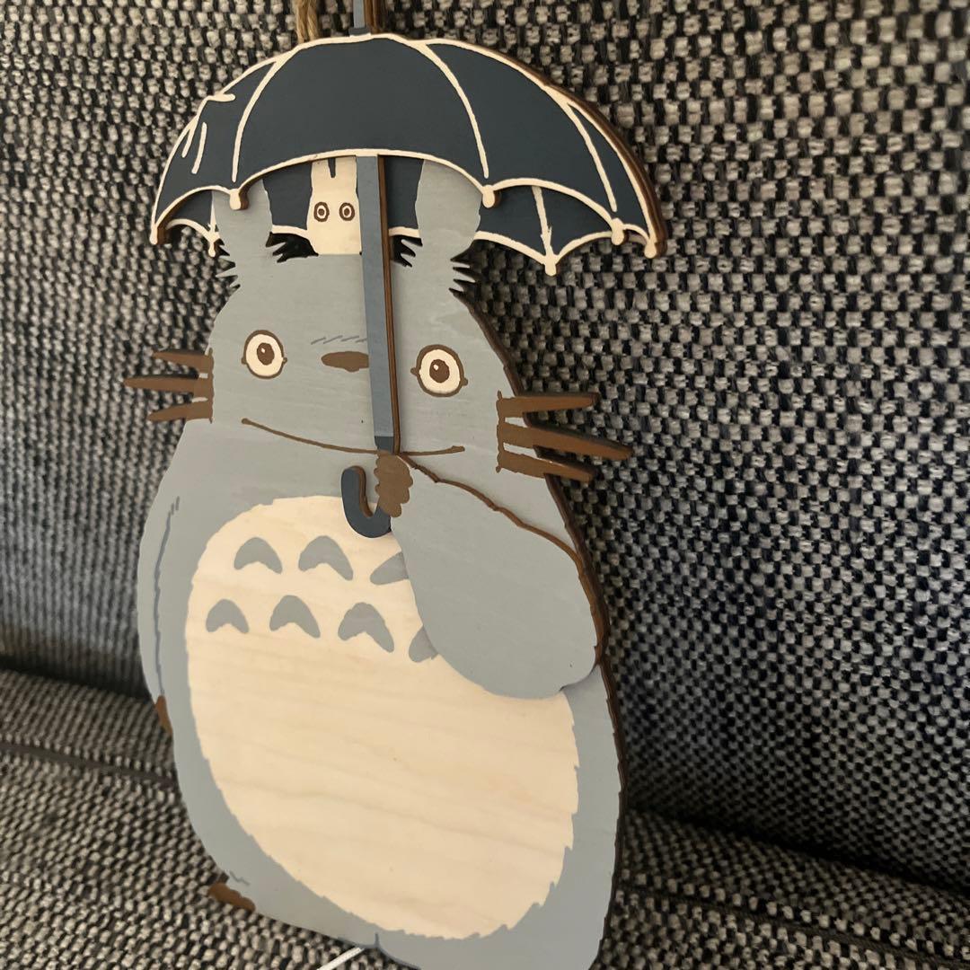 廃盤希少 スタジオジブリ となりのトトロ　木製壁掛け プーリーオルゴール