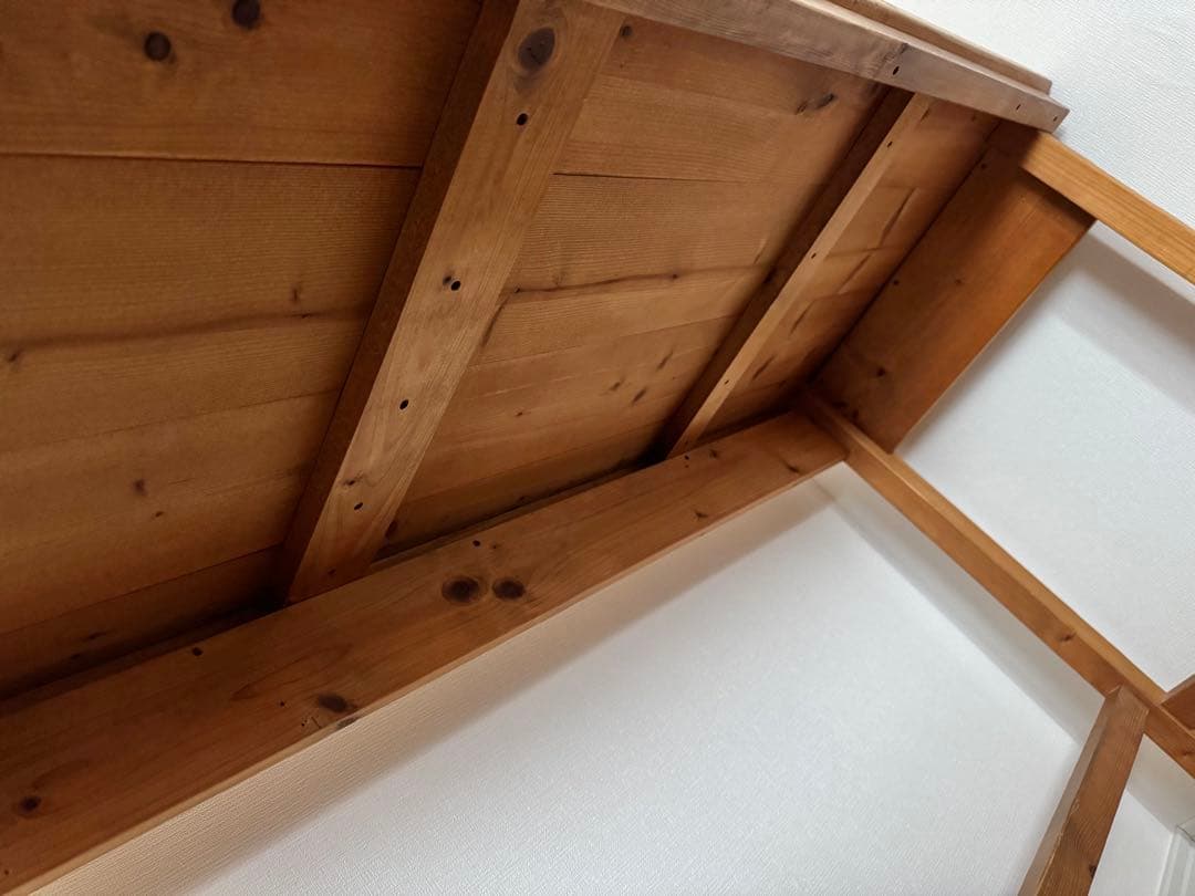 木製長机 什器 作業台 W160×D50×H75ライトブラウン ナチュラル北欧