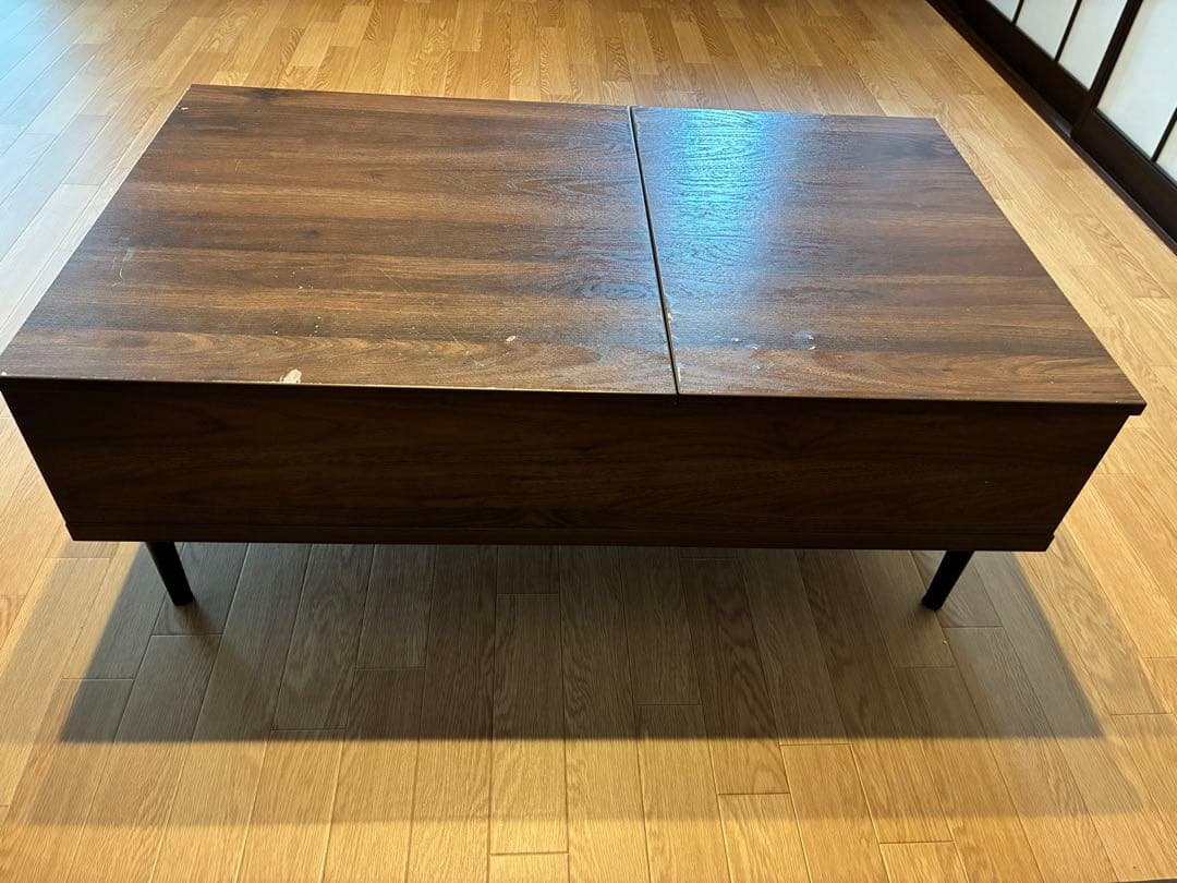 ニトリ　センターテーブル　昇降　リフティ100 ローテーブル 【中古】