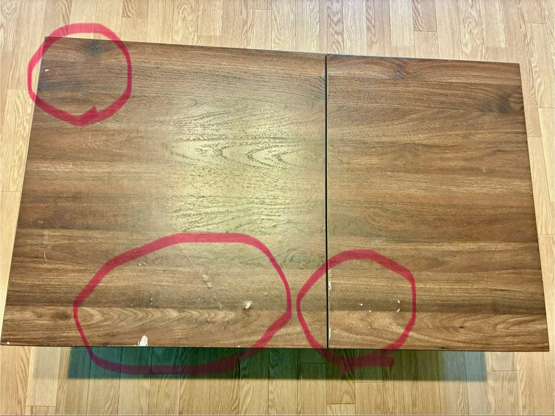 ニトリ　センターテーブル　昇降　リフティ100 ローテーブル 【中古】