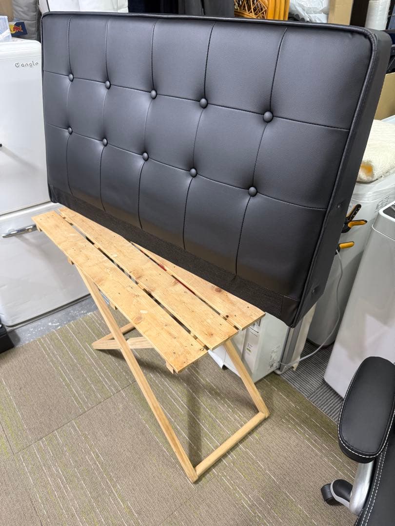 【ほぼ新品】ニトリ　2人掛けソファー（Nシールドルッキ2 BK/MBR）